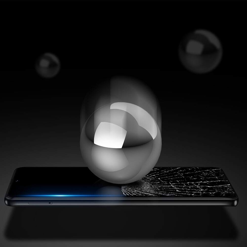 Folie Sticla Securizata compatibil cu Oppo Reno 4Z 5G, Full Glue Negru 5