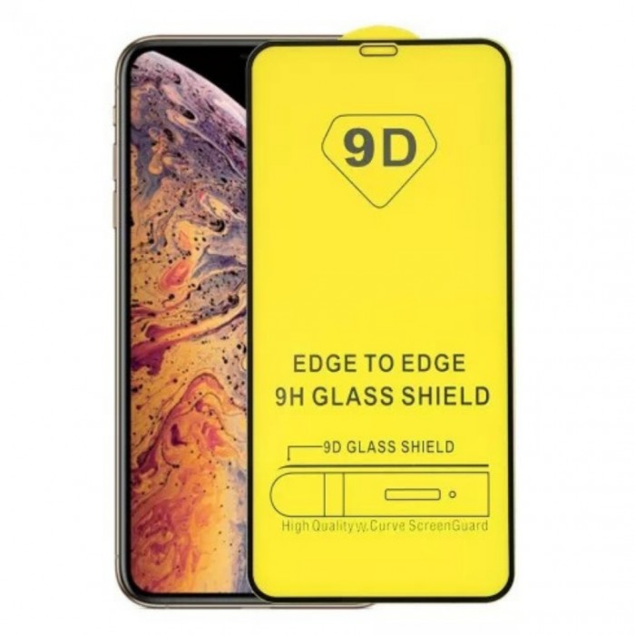 Folie Sticla Securizata, , Compatibila cu Apple iPhone 16 Plus, Full Cover 9D, HD, Margini Negre, Transparenta