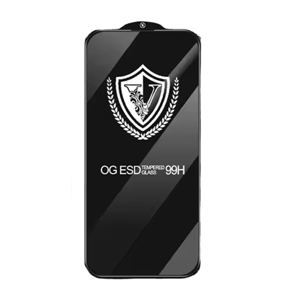 Folie Sticla Securizata, , compatibila cu Apple iPhone 16 Pro, Sticla, Super HD Glass, Anti-static, Margini Negre, 99H OG, Transparent