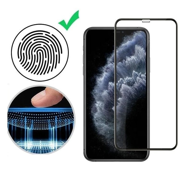 Folie Sticla securizata compatibila cu Xiaomi Redmi Note 10 5G Full Glue Negru 4