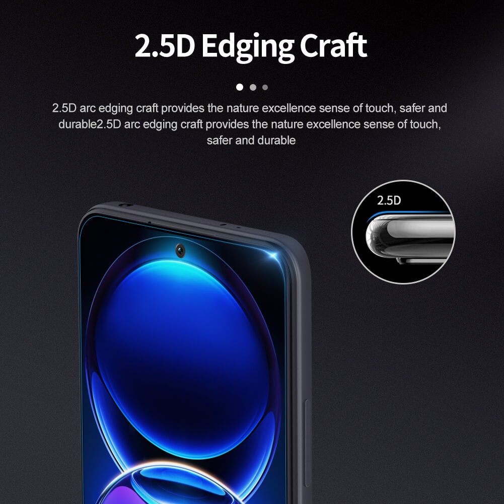 Folie Sticla Securizata, ,Pentru Redmi Note 13 4G, Full Glue, Margini Negre, Transparent 3