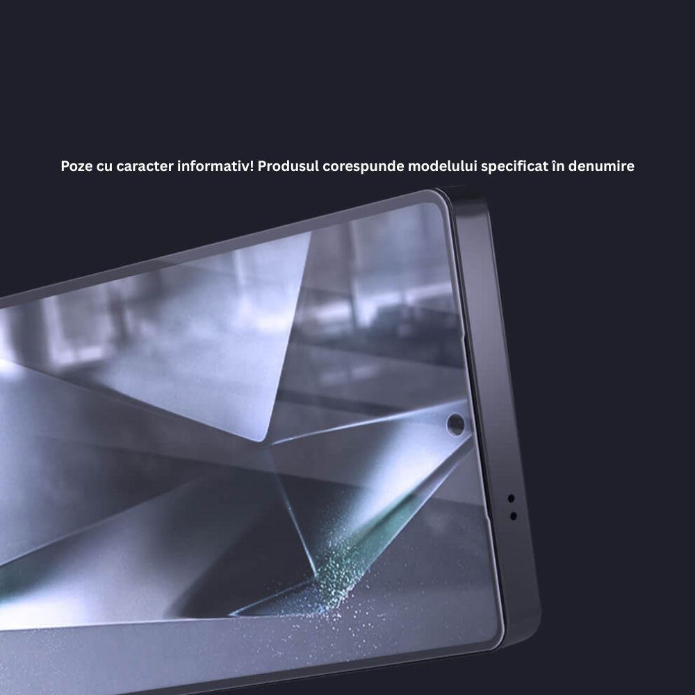 Folie Sticla Securizata, , Pentru Samsung Galaxy A55, 2.5D, HD, Transparenta 2