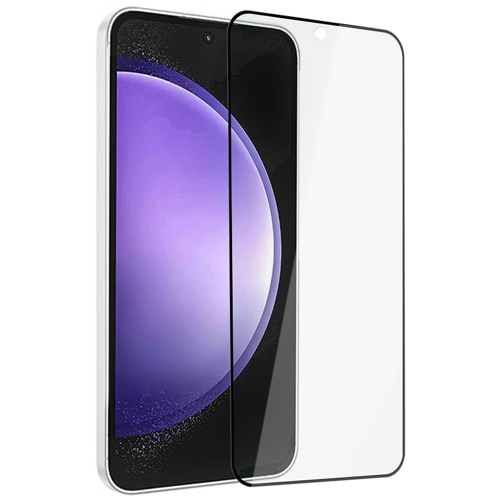 Folie Sticla Securizata, , Pentru Xiaomi Redmi 12 5G, Full Glue, Margini Negre, Transparent