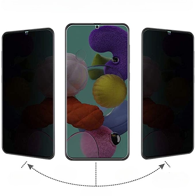 Folie sticla securizata compatibila cu Xiaomi 11T / 11T Pro, Full Glue, Privacy, Negru 2
