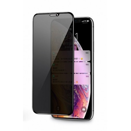 Folie sticla securizata compatibila cu Xiaomi 11T / 11T Pro, Full Glue, Privacy, Negru