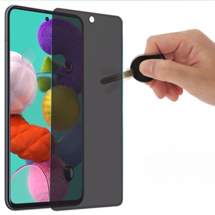 Folie sticla securizata compatibila cu Xiaomi 11T / 11T Pro, Full Glue, Privacy, Negru 4