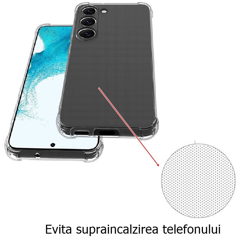 Husa de protectie , TPU, pentru Samsung A34 5G, Antisoc, Protectie colturi, Rezistenta la impact, Transparenta 2