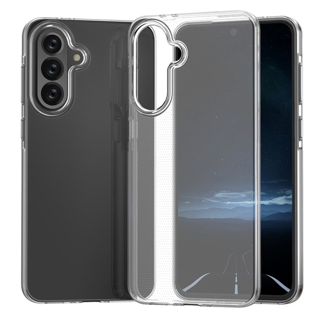 Husa de Protectie, , Husa de Protectie pentru Samsung Galaxy A34 5G, tip Carcasa, subtire din Silicon TPU, 1 mm, Protect Plus, Transparenta