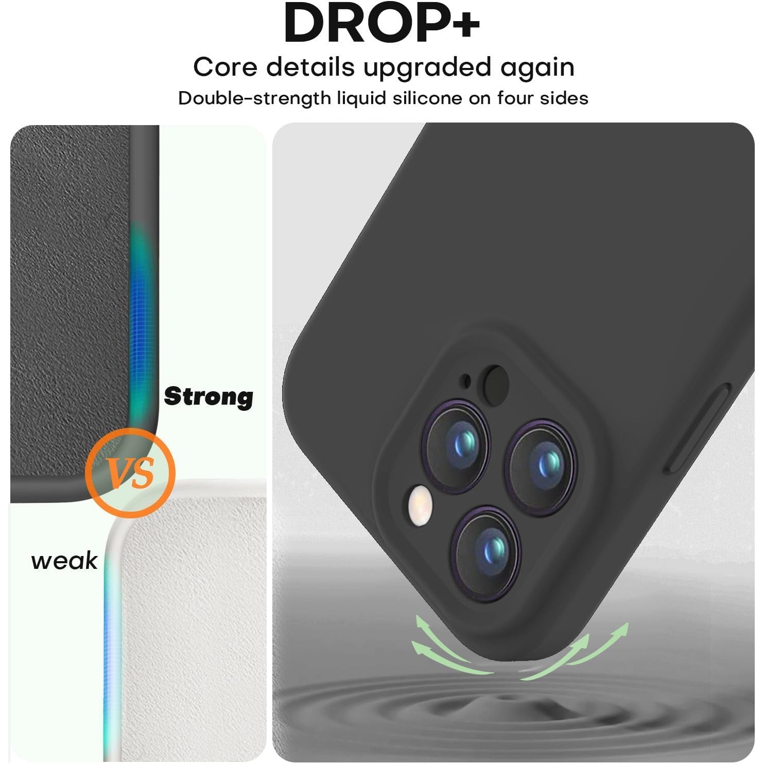 Husa de Protectie Matte TPU, , pentru Apple iPhone 16 Pro Max, Protectie Camera, Antisoc, Antizgariere, Antialunecare, Acoperire Completa, Negru 4