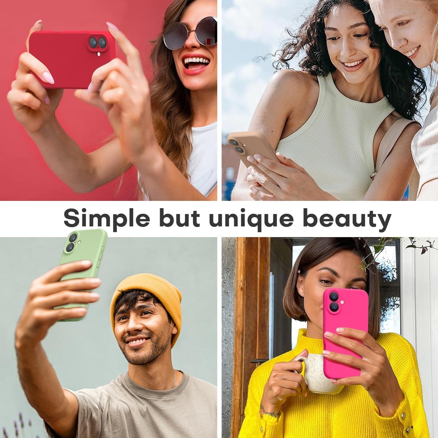 Husa de Protectie Matte TPU, , pentru Apple iPhone 16, Protectie Camera, Antisoc, Antizgariere, Antialunecare, Acoperire Completa, Verde 3