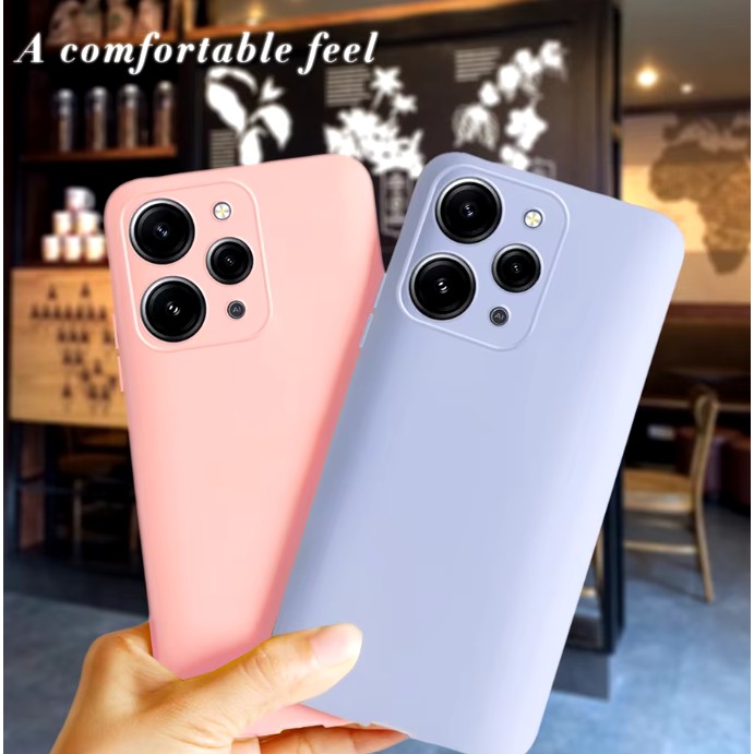 Husa de Protectie Matte TPU, , pentru Xiaomi Redmi 12 Pro, Protectie Camera, Antisoc, Antizgariere, Antialunecare, Acoperire Completa, Roz 5