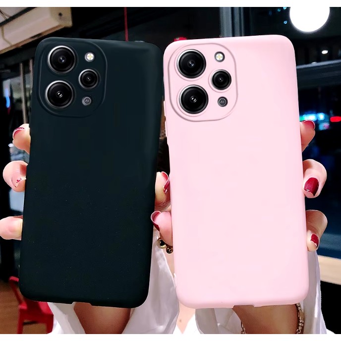 Husa de Protectie Matte TPU, , pentru Xiaomi Redmi 12 Pro, Protectie Camera, Antisoc, Antizgariere, Antialunecare, Acoperire Completa, Roz 3