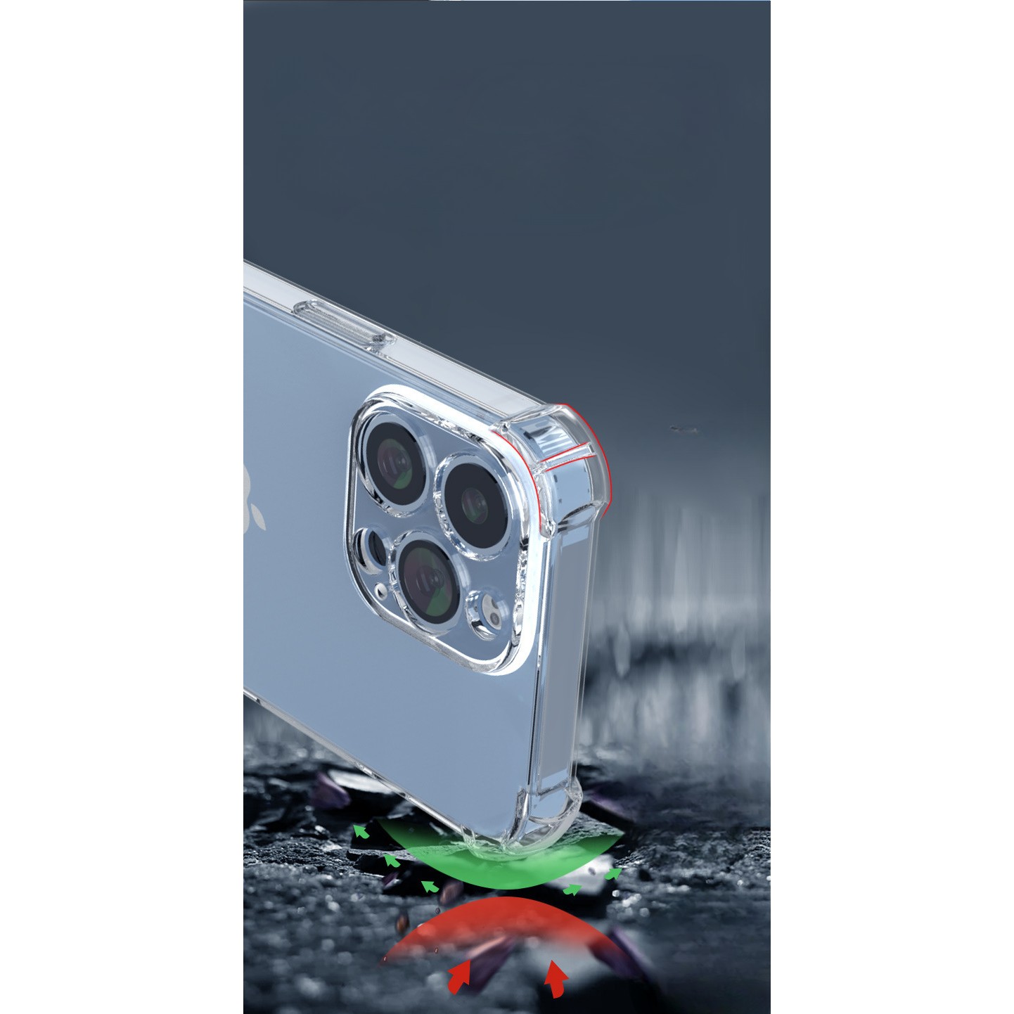 Husa protectie pentru Samsung A22 5G, , TPU, Antisoc, Protectie colturi, Rezistenta la impact, 1.5 mm, Transparenta 3