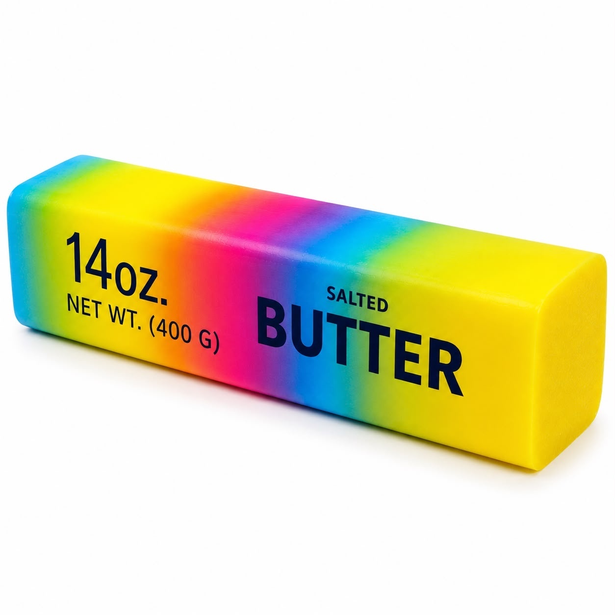 Jucărie Antistres Squishy Butter Multicolor Slow Rising, 23 x 4 cm, Super Moale și Elastică 2