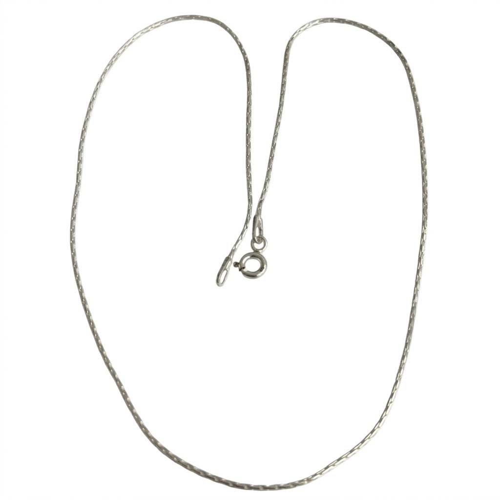 Lantisor din Argint 925, Jolie Silver, pentru Dama, Model Sfoara, 1.7 g, 38 cm, Design Delicat si Romantic, Argintiu 5