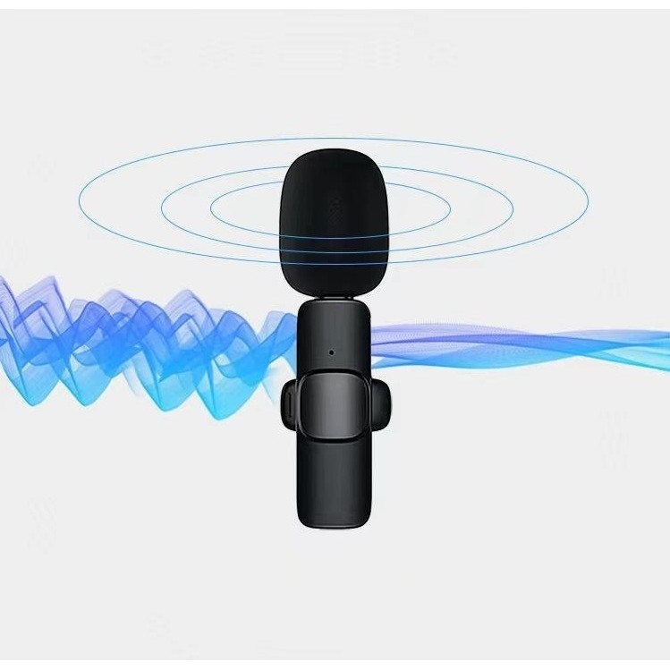 Microfon Lavaliera Wireless, , 1 Microfon si 1 Receptor 3.5 mm, Autonomie 1-3h, Bluetooth 5.0, >70dB, Baterie 50 mAh, Negru 5