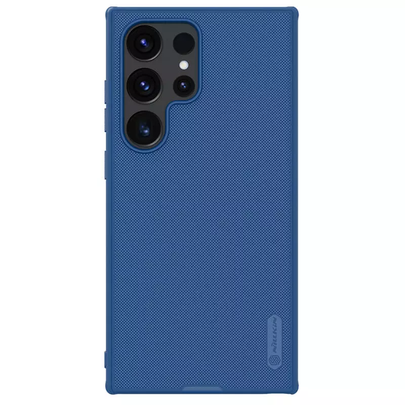 Husa protectie Samsung Galaxy S24 Ultra, Nillkin Frosted Series, PVC, Blue