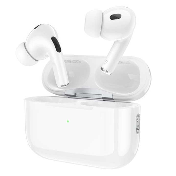 Casti Wireless Hoco EW77, Ear Buds, BT 5.4, 150h StandBy, 300mAh, White