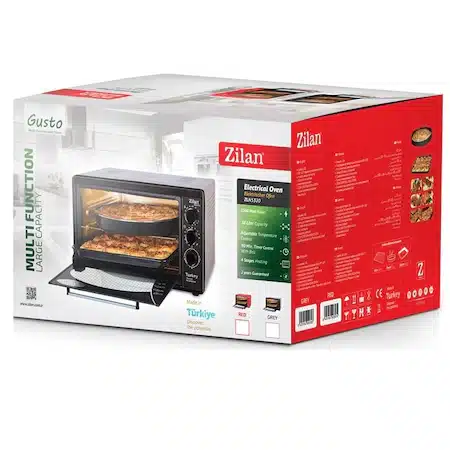 Cuptor electric Zilan, capacitate 38 Litri, putere 1500W, timer control 90 min, gratar, tava dreptunghiulara, negru / ZLN 5320_G 2