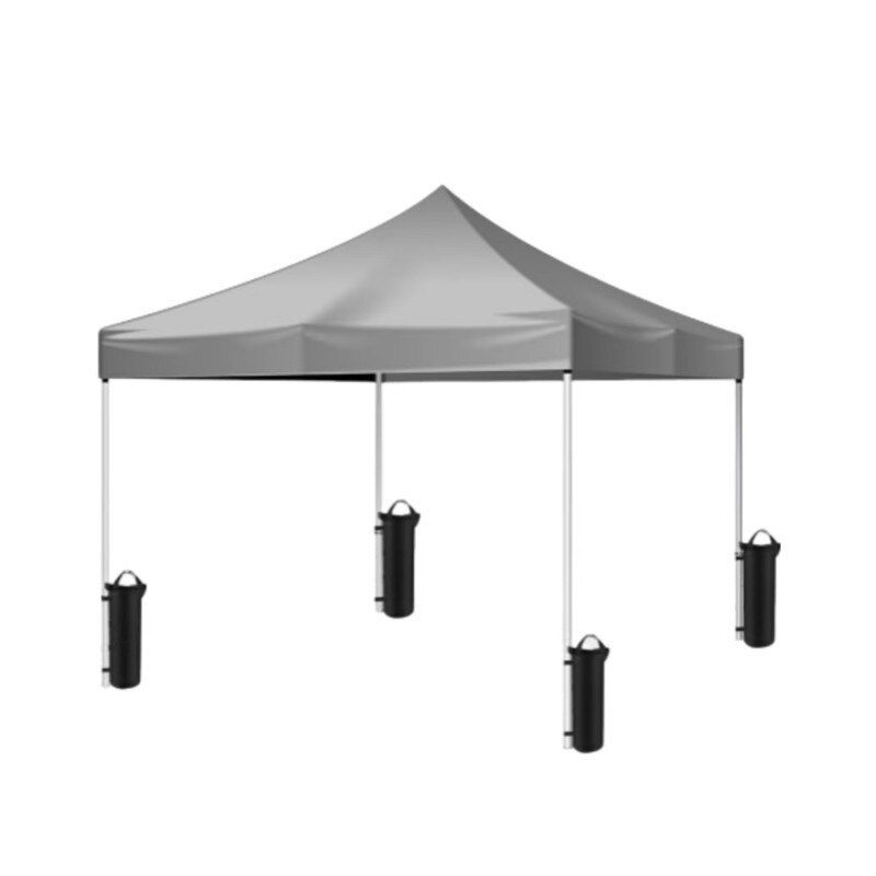 Saci de Ancorare Cort/Pavilion, , Set 4 Bucati cu un Buzunar, Saci pentru Fixare Pavilion, 45 x 20 x 20 cm, Negru 5