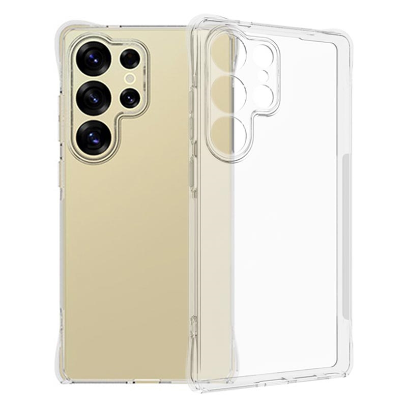 Husa Samsung Galaxy S25 Ultra, TPU transparent, intarituri in colturi, grosime 1,5 mm