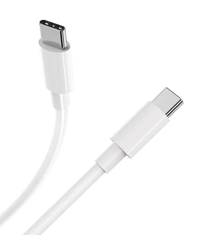 Cablu de date si incarcare JXL-365, Type-C to Type-C, 4A, alb