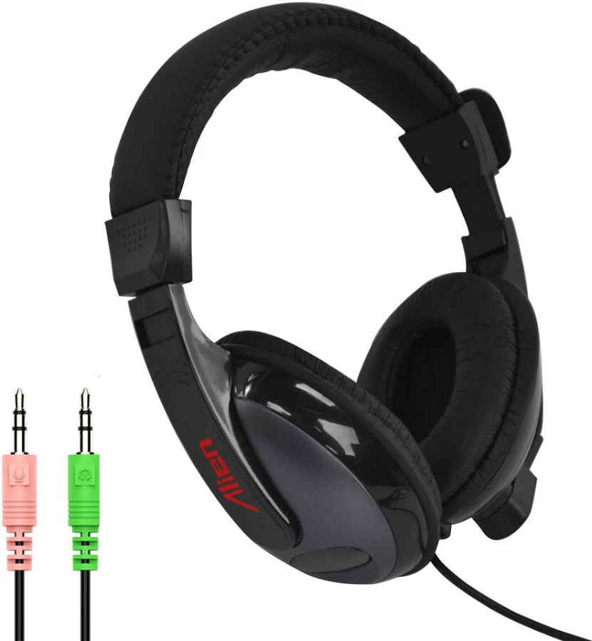 Casti stereo cu microfon Alien JTY-751, lungime cablu 1.5 metri, conexiune jack 3.5 mm, negre