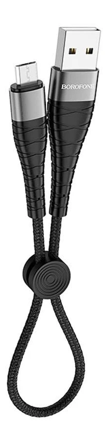 Cablu de date si incarcare MicroUSB BOROFONE BX32, 0.25 cm, negru
