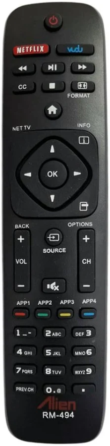Telecomanda pentru Smart TV LCD/LED Philips, Netflix, Alien RM-494