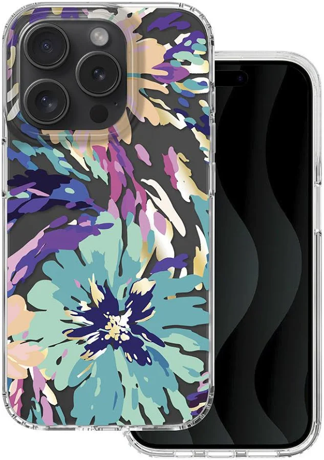 Husa Apple iPhone 16 Pro Max, IMD Print Case, TPU flexibil, transparent, Splash