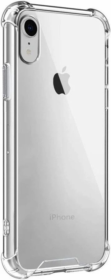 Husa Apple iPhone XR TPU transparent, intarituri in colturi, grosime 1,5 mm 2