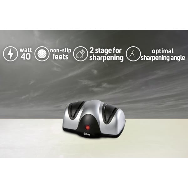 Ascutitor de cutite electric, cu doua nivele de ascutire, putere 40W / ZLN 2168 - Zilan Official 4