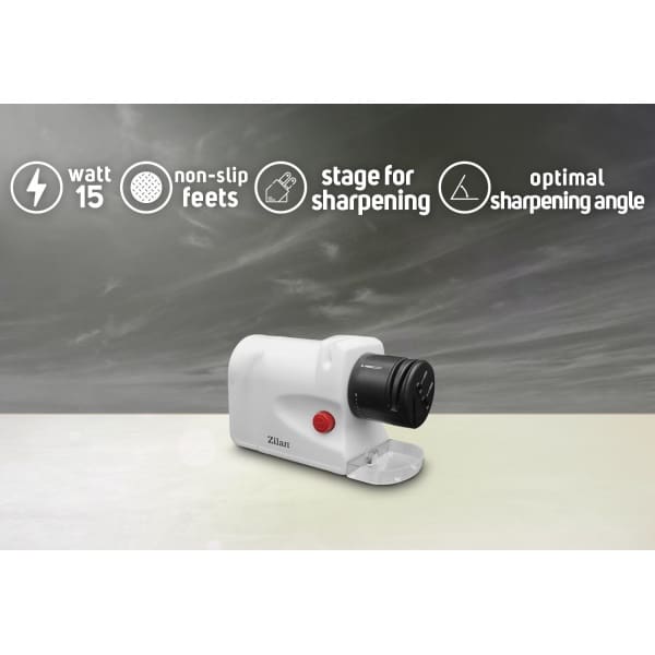 Ascutitor de cutite electric, cu doua nivele, ascutire si slefuire, putere 15W / ZLN 2175 3