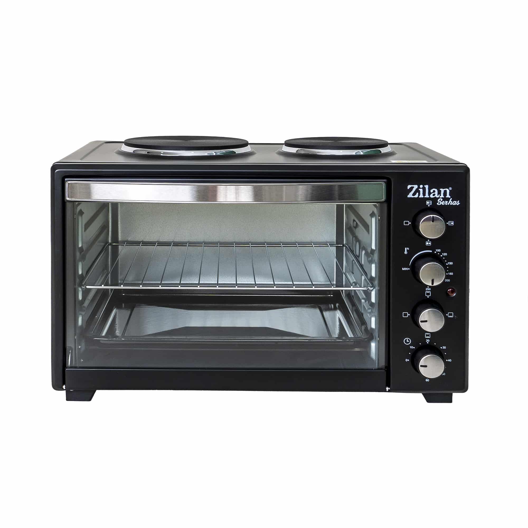 Cuptor electric cu plita Serhas, capacitate 45 l, putere 1600 W, timer / ZLN 2935
