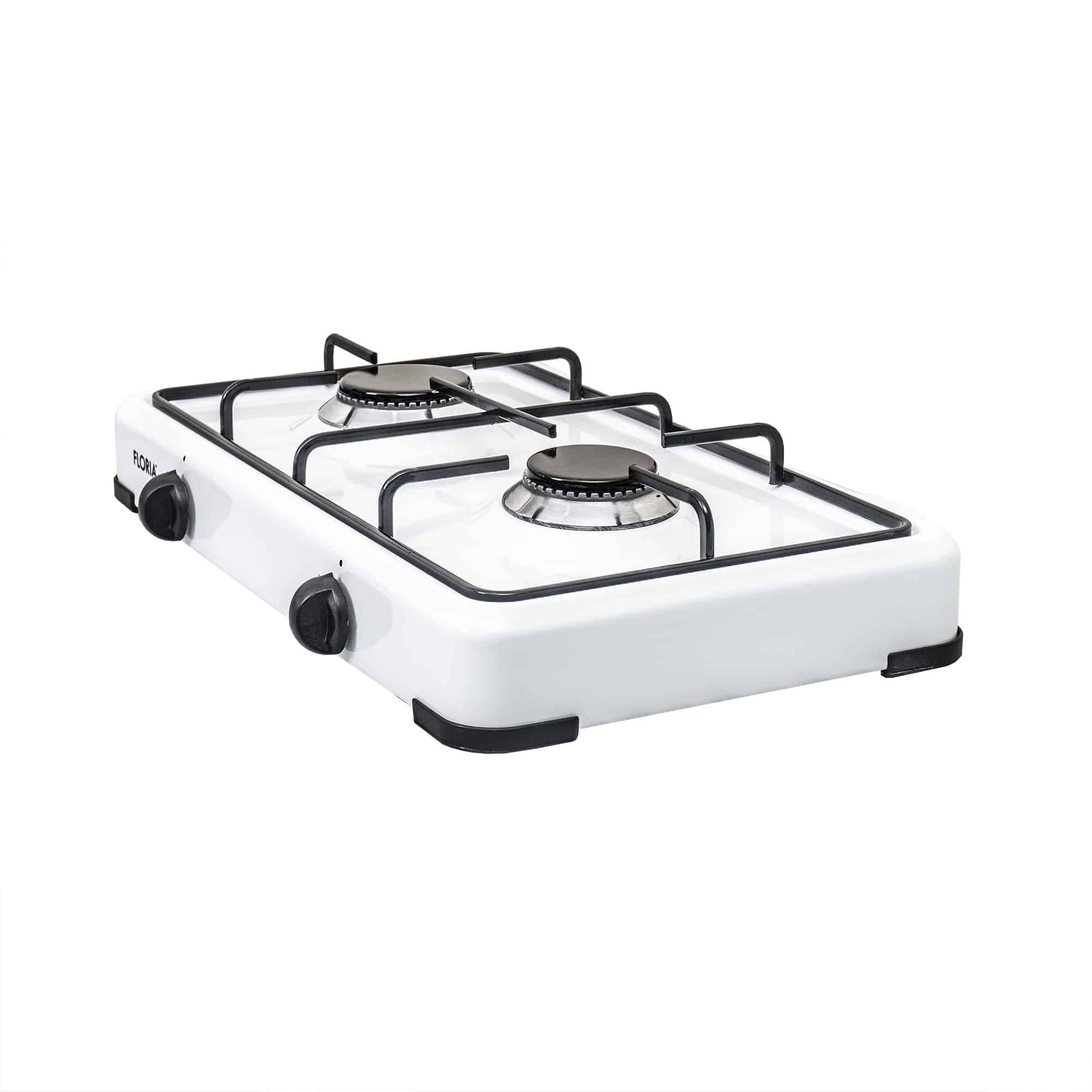Aragaz Floria cu 2 ochiuri, alimentare butelie, alb / ZLN 7129 3
